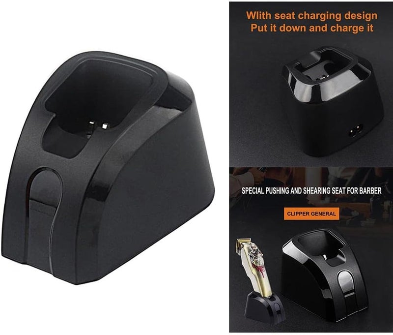 klarako شاحن ماكينة حلاقة كلاراكو شاحن سريع قاعدة شحن ماكينة الحلاقة، مناسبة لأدوات قص الشعر Wahl 8148/8591/4804/81919 - Image 2