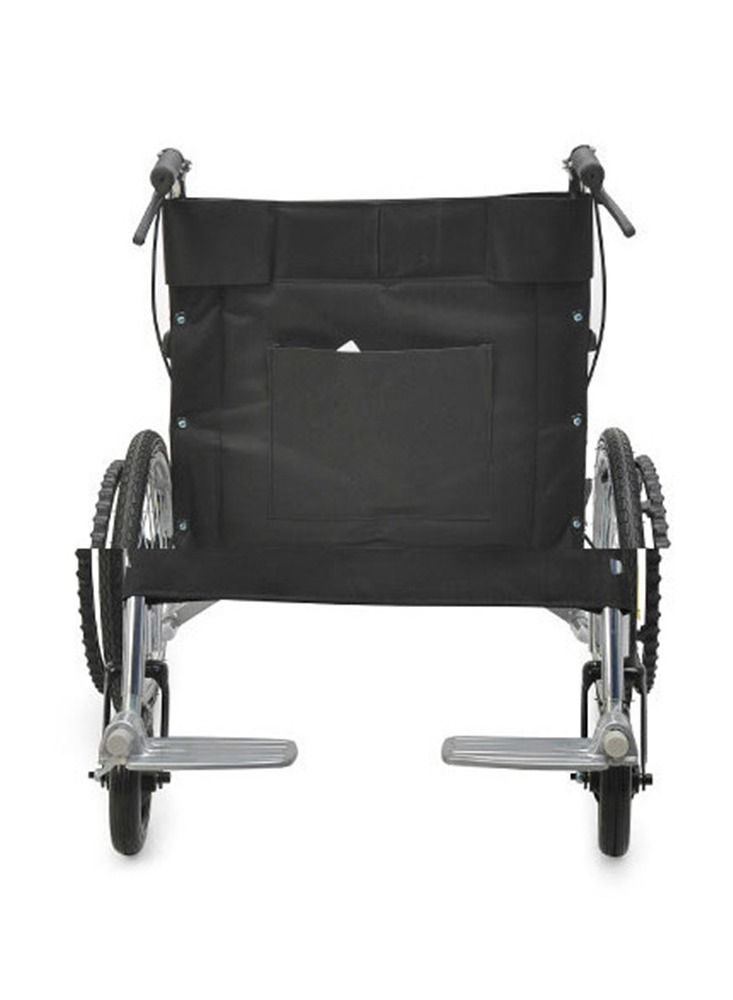 كروني كرسي متحرك Xt-007 يُدفع يدويًا مع مرحاض، كرسي متحرك مريح بأربع فرامل، كرسي متحرك متعدد الوظائف قابل للطي - Image 4