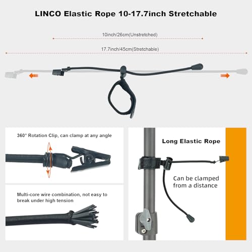LINCO Lincostore Backdrop Clamp Adjustable Heavy Duty Black Clamps 12-Pack for Photo Studio Backdrop Muslin, Camera Flash Brackets, Photo Backdrop Background Support Equipment 4216-1-12 - Image 3