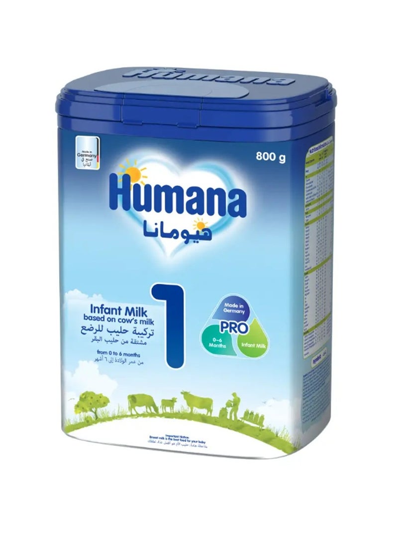 Humana 1 Probalanc Gmo-Free Infant Formula 800g - Image 1