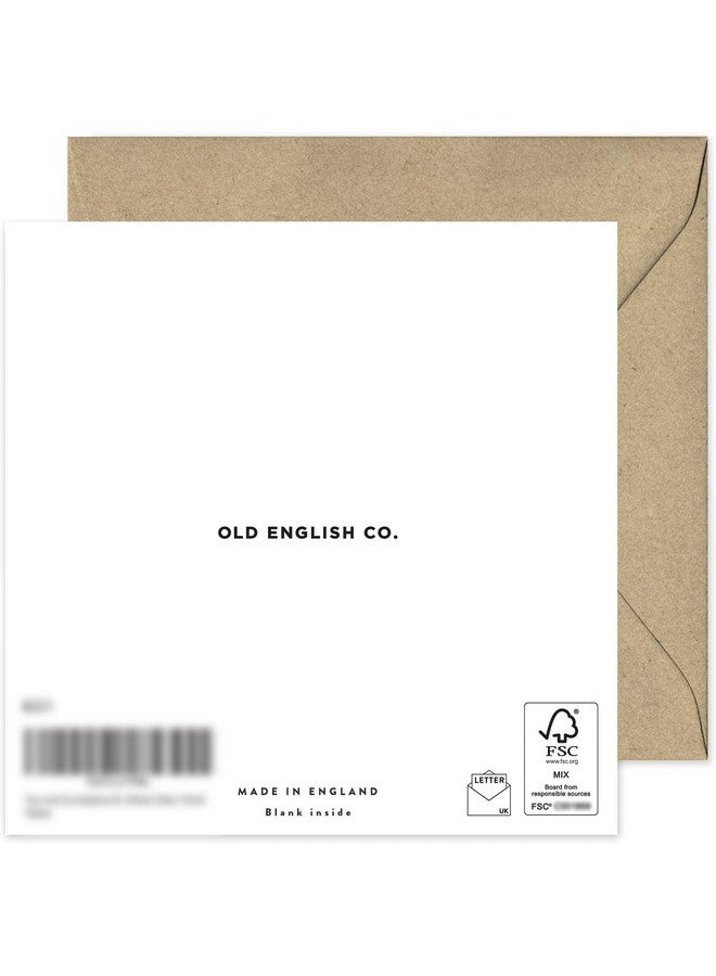OLD ENGLISH COMPANY Old English Co. Happy Birthday World'S Best Dad Card - Special Birthday Wishes Greeting Card | From Son, Daughter, Children To Parent Birthday Card | Blank Inside & Envelope Included (Dad)  - Image 2