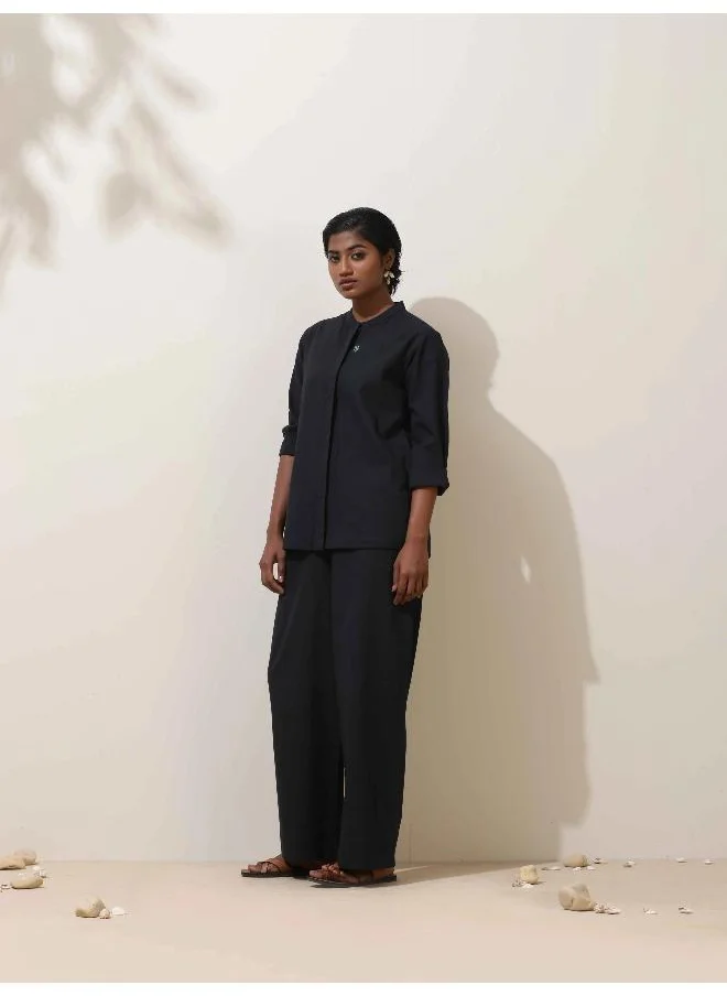 ترو برونز trueBrowns Black Cotton Co-Ord Set