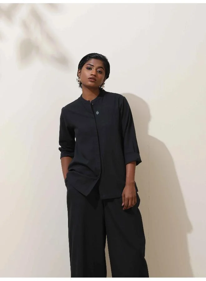 ترو برونز trueBrowns Black Cotton Co-Ord Set