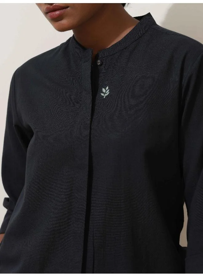 ترو برونز trueBrowns Black Cotton Co-Ord Set
