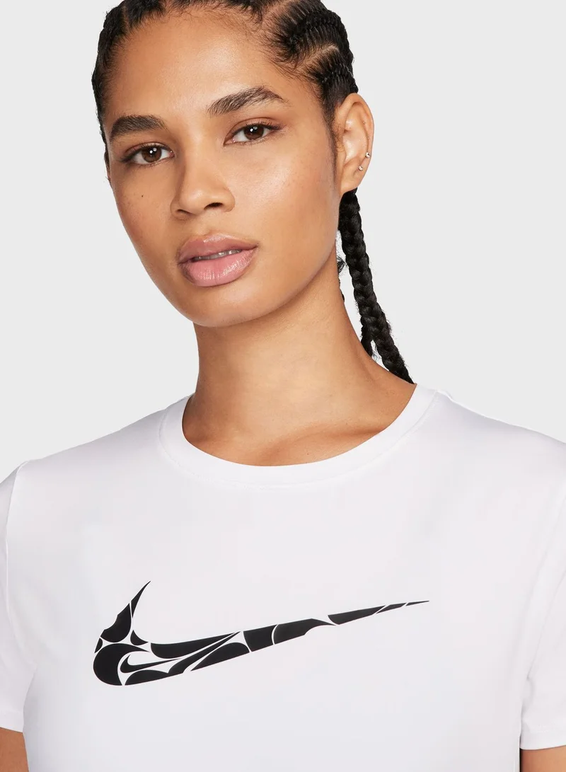 Nike Dry-Fit One Swoosh Hybrid T-Shirt