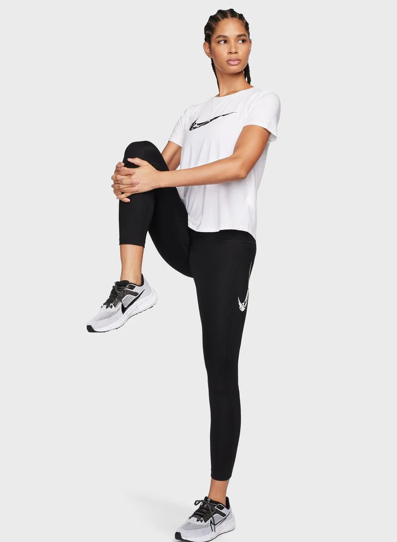 Nike Dry-Fit One Swoosh Hybrid T-Shirt