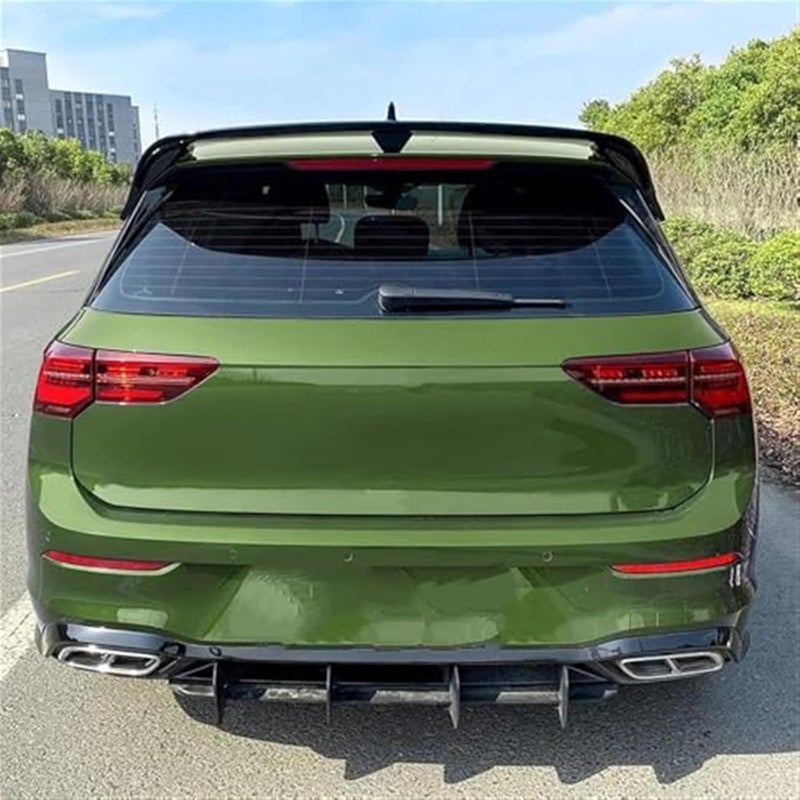 Wivplex جناح سيارة ويبلكس أسود لامع لسيارة فولكس فاجن جولف MK8 - Image 4