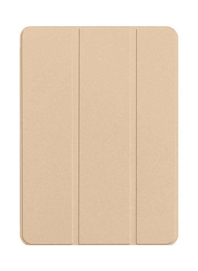 حافظة جلدية بحامل Smart Folio لجهاز iPad Pro 11 بوصة (2020) الجيل الثاني ذهبي - Image 1