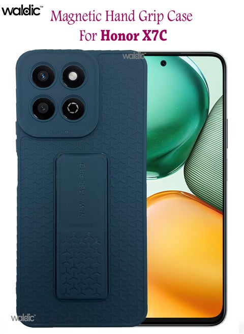 Honor X7c Premium Case | Premium Silicone Magnetic Hand Grip Case Cover Designed for Honor X7c | Honor X7c Case Camera and Drop Protection Thin Protective Back Cover Case for Honor X7c