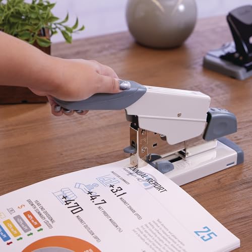 Swingline Heavy Duty Stapler, 160 Sheet Capacity, Includes Alignment Guide, Desktop Stapling, Platinum (39002) - Image 4