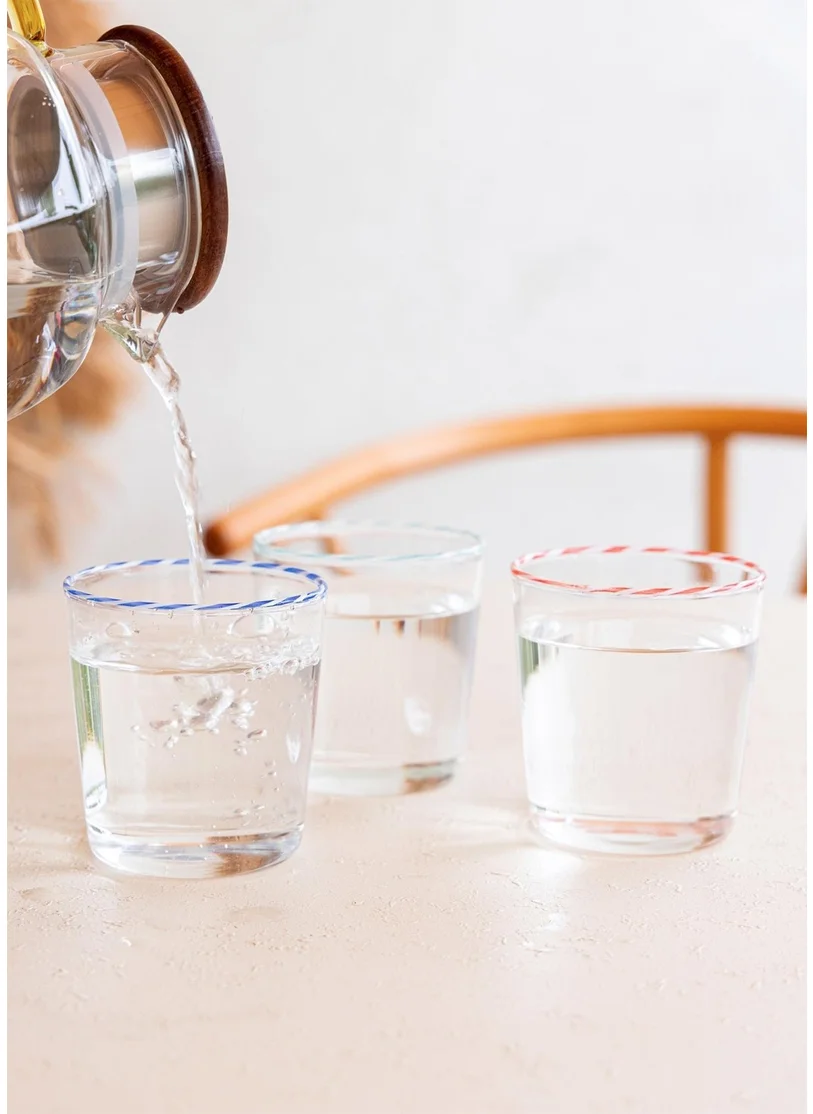 The Mia Borosilicate Water Glass Blue 320 ml BRD0131