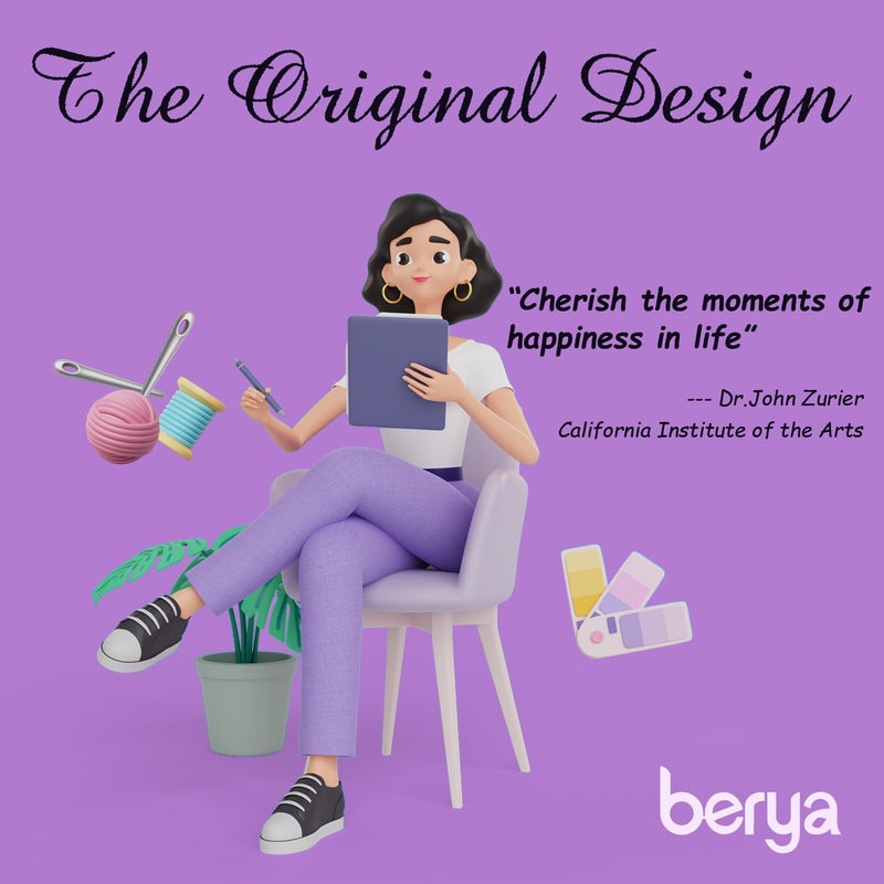 BERYA Embroidery Kit for Adult Beginners,Skiers Snow Mountain Embroidery Kit with Step-by-Step Instructions & Video,Printed Cloth,7.87" Hoop,Display Stand,Color Threads and Tools for Craft Lover(BES012) - Image 5