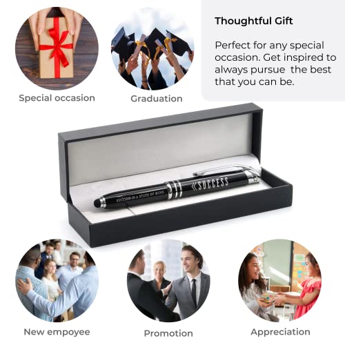 Inkstone Success Motivational Business Penlight with Illuminated Writing Tip and Stylus - Image 4