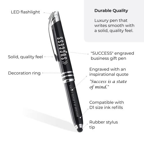 Inkstone Success Motivational Business Penlight with Illuminated Writing Tip and Stylus - Image 2
