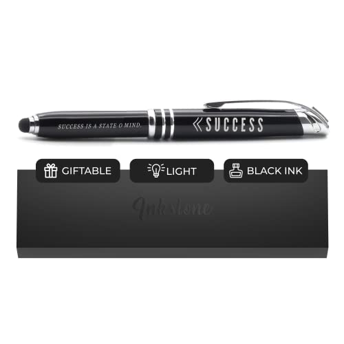 Inkstone Success Motivational Business Penlight with Illuminated Writing Tip and Stylus - Image 1
