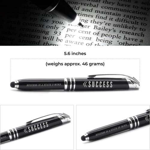 Inkstone Success Motivational Business Penlight with Illuminated Writing Tip and Stylus - Image 5