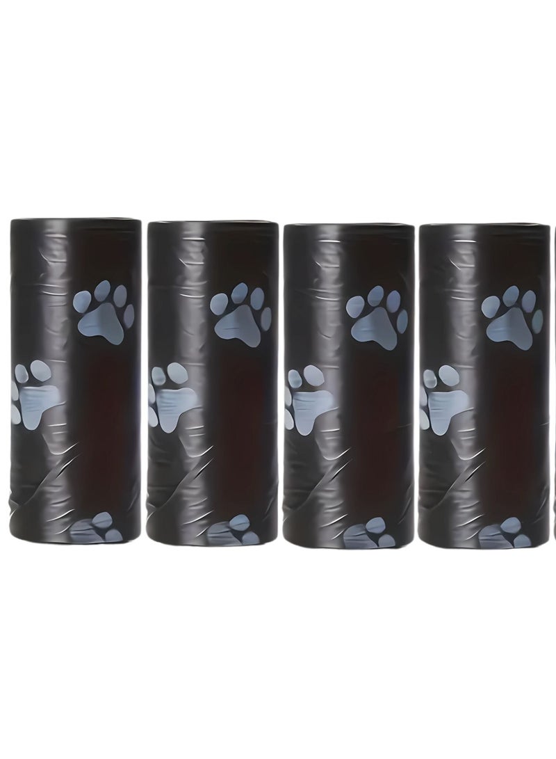 pawfect world pack of 4, pet waste bag with paw print