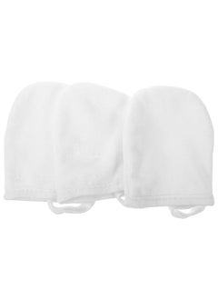 FOMIYES Facial Mitts 9 pcs Facial Cleaning Gloves Makeup Removal Puff Reusable Cosmetic Cleansing Pads Thickened Washable Face Cloths 