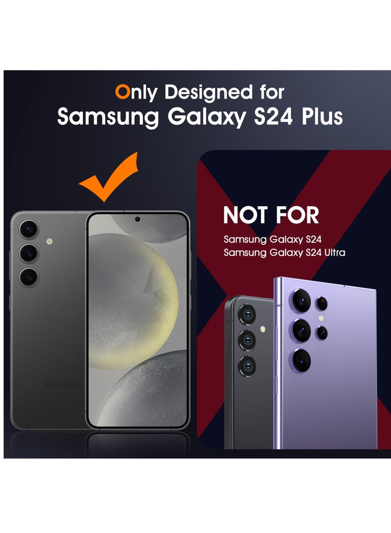 BORTONY Samsung Galaxy S24 Plus Case Crystal Clear Flexible Soft TPU Shockproof Protective Case Cover for Samsung Galaxy S24 Plus - Image 2