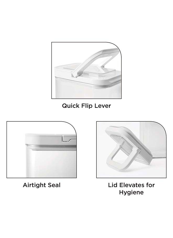 Cosmoplast - Lock2Go Rectangle Fliplock Canisters 4 Pcs. Set - Image 1