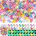 DULEFUN 200pcs Luminous Mini Resin Ducks 20 Colors Small Tiny Little Duck Figurines to Hide Glow in The Dark Miniature Figures for Dollhouse Micro Garden Landscape Decoration Craft Party Favors Toys - Image 2