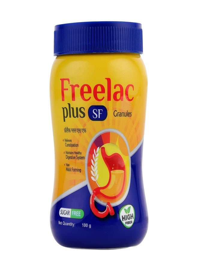 Leeford Freelac Plus SF Laxative Granules for Constipation 100g | Sugar-Free & Ayurvedic Remedy | High Fiber Blend for Regular Bowel Movements & Digestion | Non-Habit Forming Laxative - Image 1