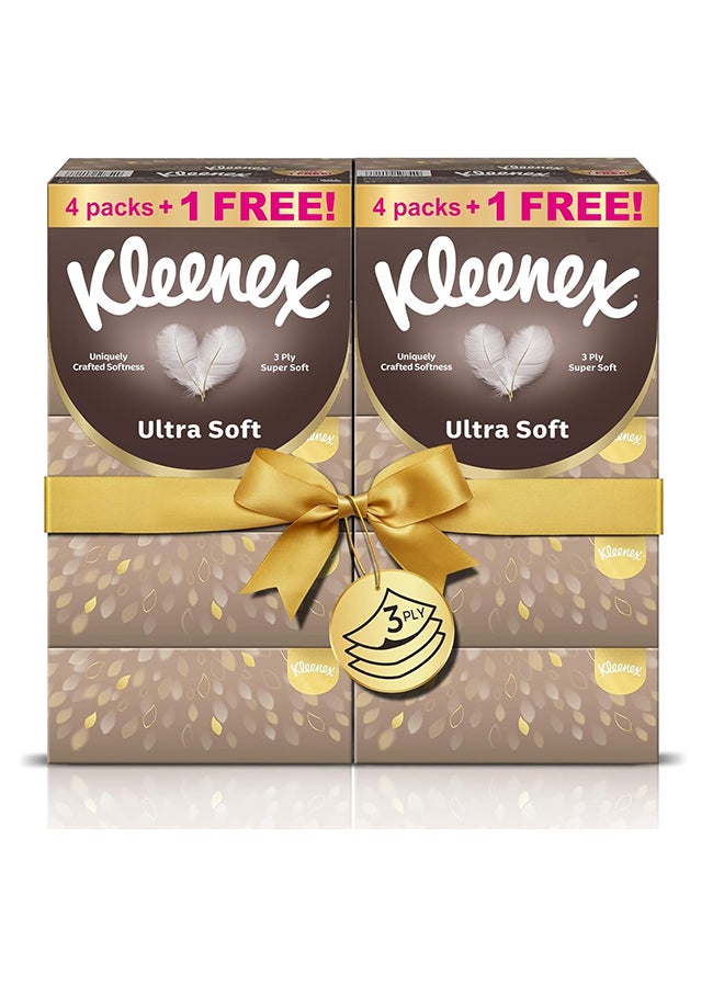 Kleenex Ultra Soft Premium Facial Tissues, Pack of 10 Boxes 96 Sheets X 3 Ply - Image 1