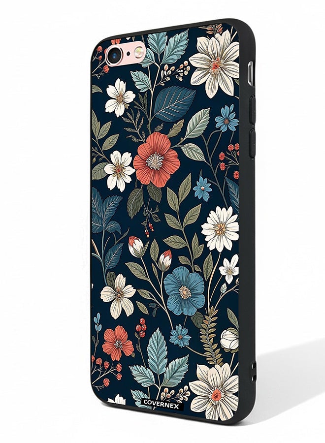 Covernex Apple iPhone 6s Protective Case Cover Printed Featuring Deep Forest Botanical and Wildflower - Image 1