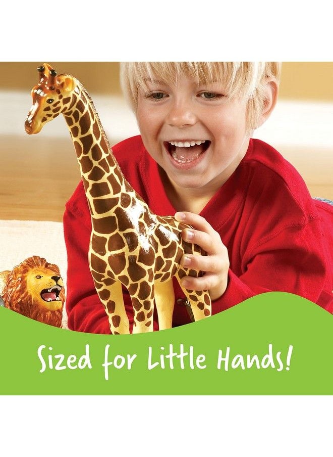Learning Resources Jumbo Jungle Animals Animal Toys For Kids Safari Animals 5 Pieces Ages 18 Months+  - Image 4