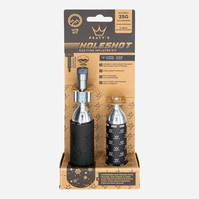 PEATY'S Holeshot CO2 Tyre Inflator - MTB (25g) - Image 2