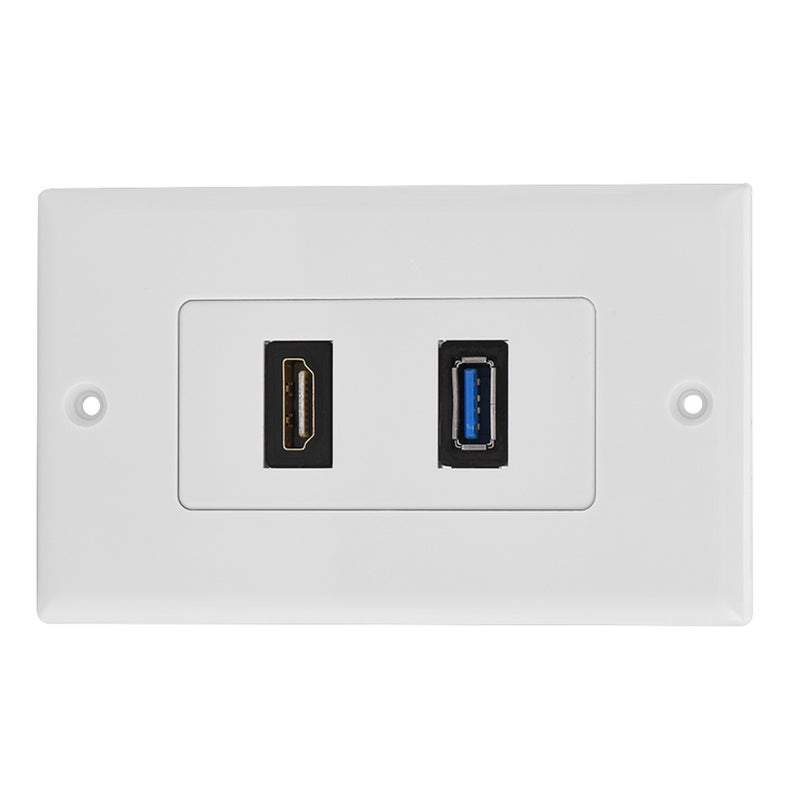 لوحة جدول متكاملة متعددة الوسائط ثنائية الوظيفة HDMI USB3.0 مقبض صوت وفيديو - Image 3