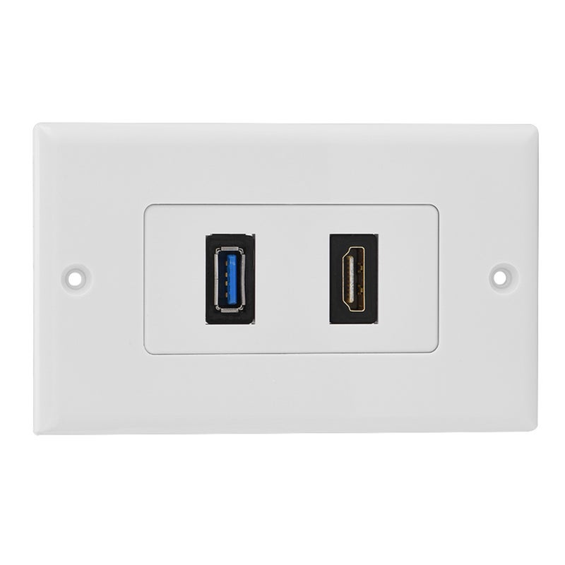 لوحة جدول متكاملة متعددة الوسائط ثنائية الوظيفة HDMI USB3.0 مقبض صوت وفيديو - Image 4