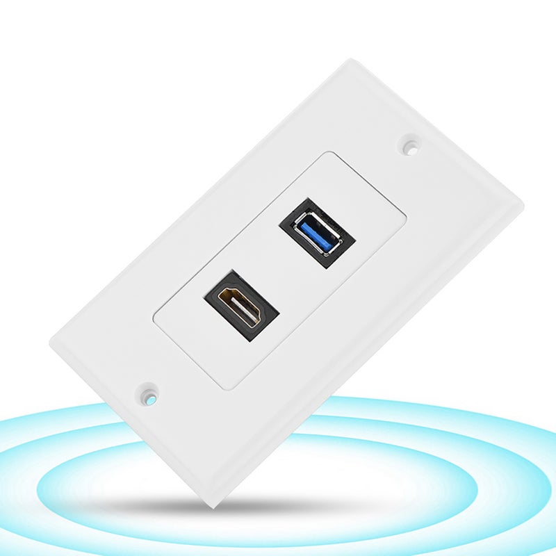 لوحة جدول متكاملة متعددة الوسائط ثنائية الوظيفة HDMI USB3.0 مقبض صوت وفيديو - Image 2