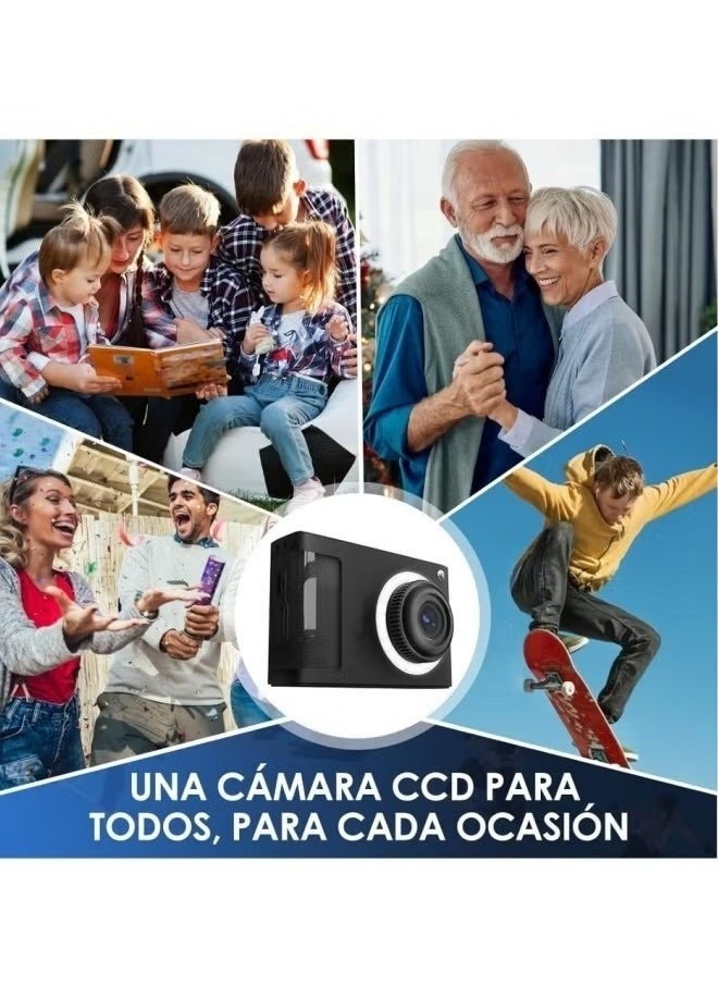 Generic - Digital Camera, FHD 1080P Kids Camera 50MP Point and Shoot Digital Cameras with 64GB SD Card,  8X Zoom, Card Reader - Image 1