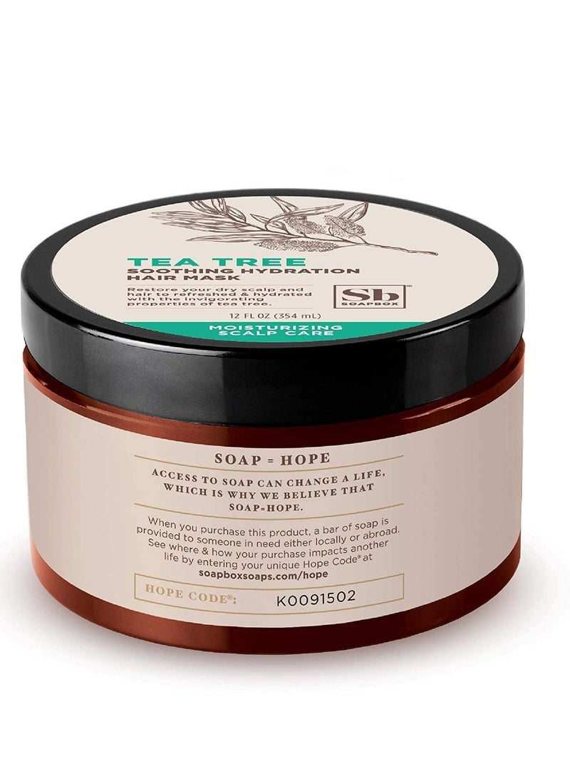 Soapbox Scalp Treatment & Hair Mask, Soothing Scalp Treatment 5oz + Moisturizing Hair Treatment 12oz with Tea Tree Oil, Set of 2 - Vegan, Cruelty, Paraben, Gluten & Sulfate Free - pzsku/ZD461D723167D6ECF56D0Z/45/_/1737640776/72a0ca51-135d-4b54-807c-407a40266f15