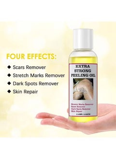 MOOYAM Yellow Peeling Oil 110ml Super Strength Dead Skin Remover Skin Moisturizing Hydrating Butter Peeling Remove Dead Skin and Calluses on Feet and Hand Dark Spot Peeling Oil  - Image 2