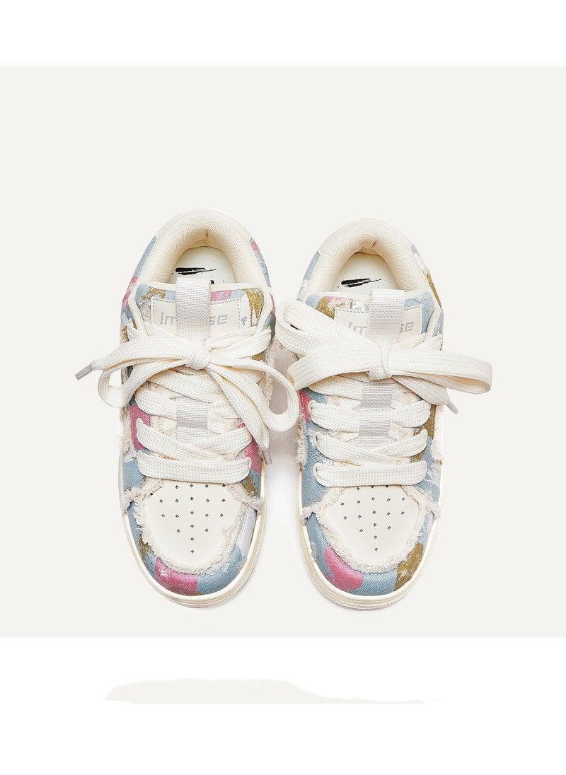 KUYING - New Thick Sole Elevated Board Shoes - Image 1