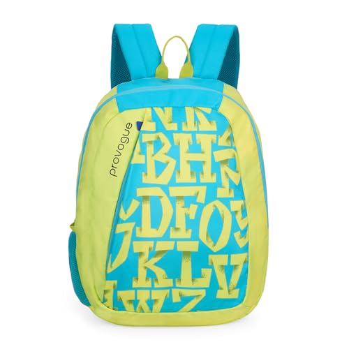 Provogue Alpha everyday laptop backpack with large compartments | College bag for girls, school bag for boys, travel bag with external bottle holder, laptop bag for men & women |25 Ltr (Lemon Yellow) - Image 1