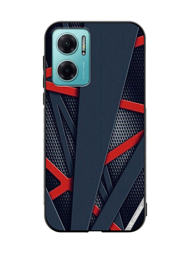 Protective Case Cover For Xiaomi Redmi Note 11E Abstract Design Multicolour