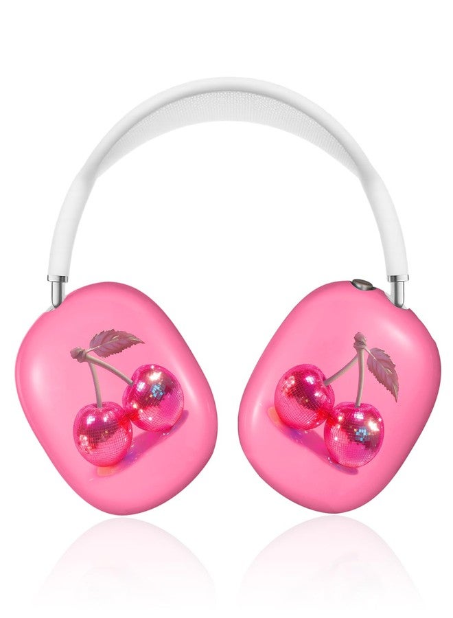 أغطية حماية Joyleop لسماعات AirPods Max - أغطية أذن متينة وأنيقة لسماعات AirPods Max، حافظة سماعات رأس لطيفة بتصميم فريد، ملحقات أساسية رائعة لسماعات الرأس، لون فراولة معدني - Image 1