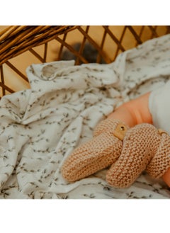 SMA SMA Knit Crochet Baby Booties Newborn Socks Handmade Shoes Deep Baby Booties for Newborn and Infant Hand Knitting Crochet for Boy and Girl for Winter  - Image 3