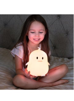 Plan A Penguin Night Light for Kids – Warm Yellow LED Light Battery Operated – Cute Decor for Bedrooms & Kids – Perfect Gift & Bedside Lamp (White)  - Image 4