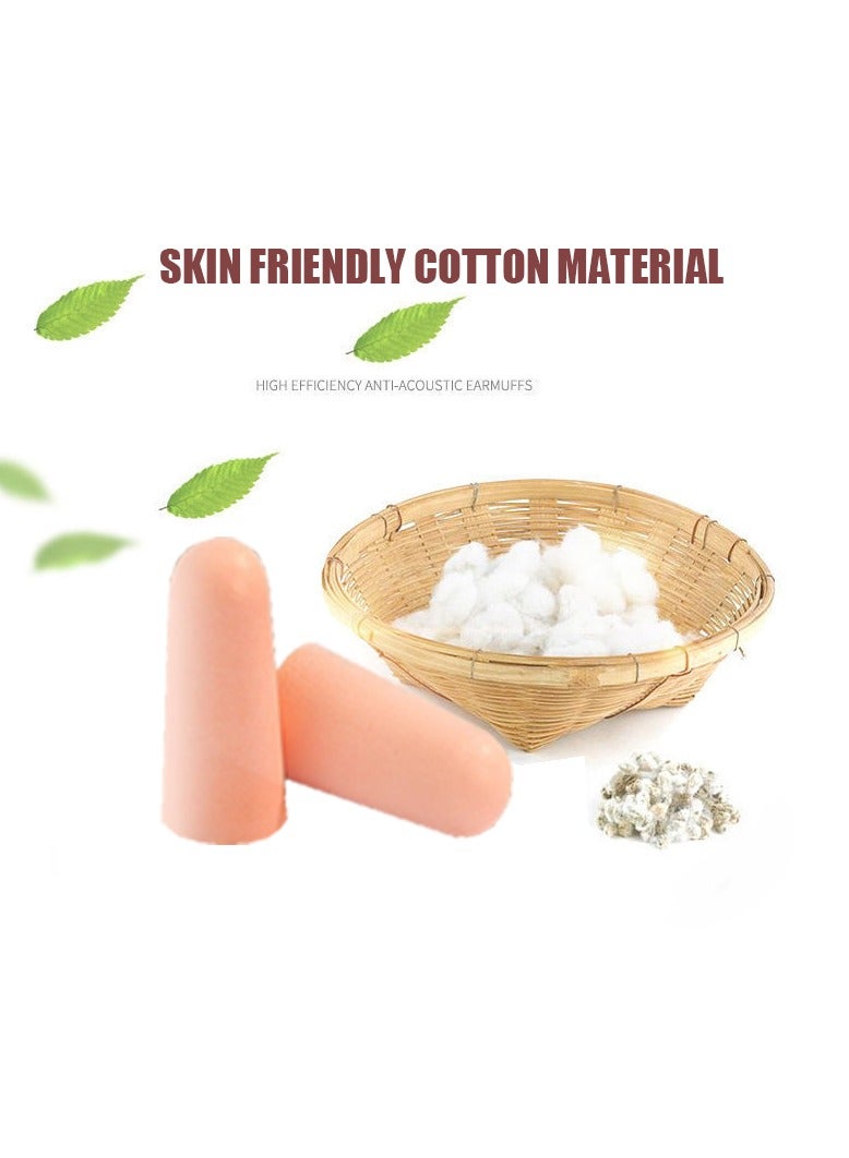 10 Pieces Of Soft Sponge Foam Earplugs, 31db Disposable Sound Insulation And Noise Reduction Earplugs, Suitable For Sleep/Concert Loud Music//Working Structure, Hearing Safety Protection, Skin Color - Image 4