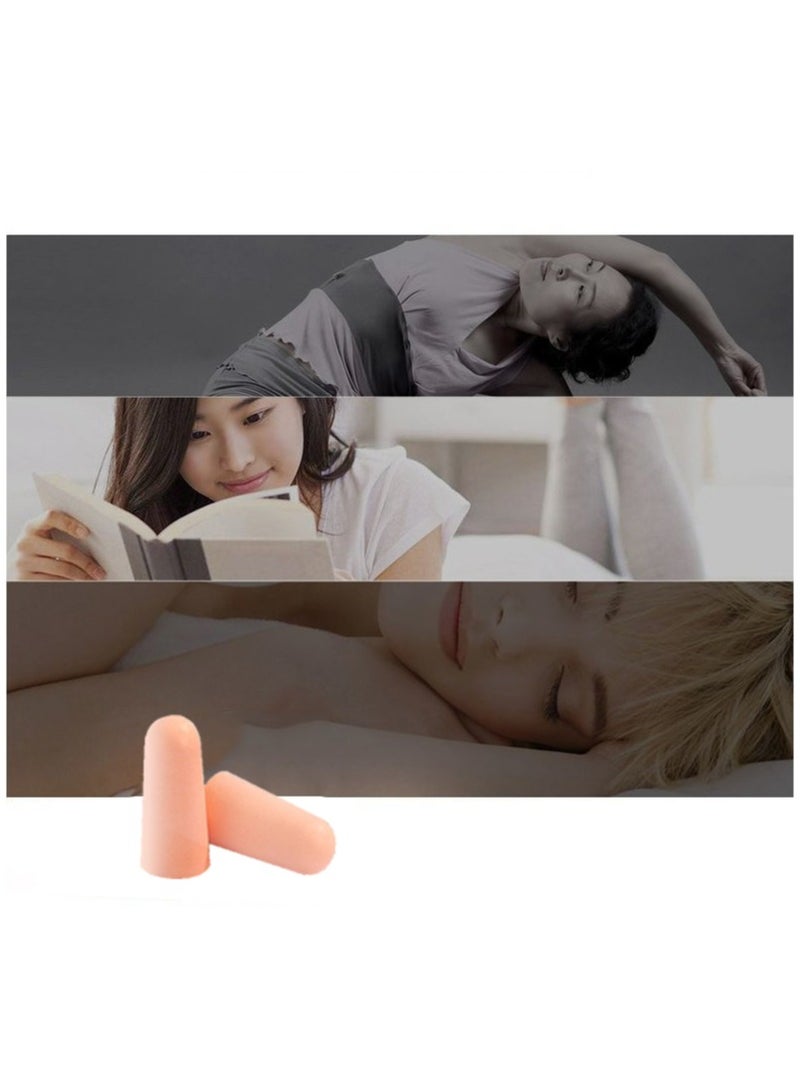10 Pieces Of Soft Sponge Foam Earplugs, 31db Disposable Sound Insulation And Noise Reduction Earplugs, Suitable For Sleep/Concert Loud Music//Working Structure, Hearing Safety Protection, Skin Color - Image 3