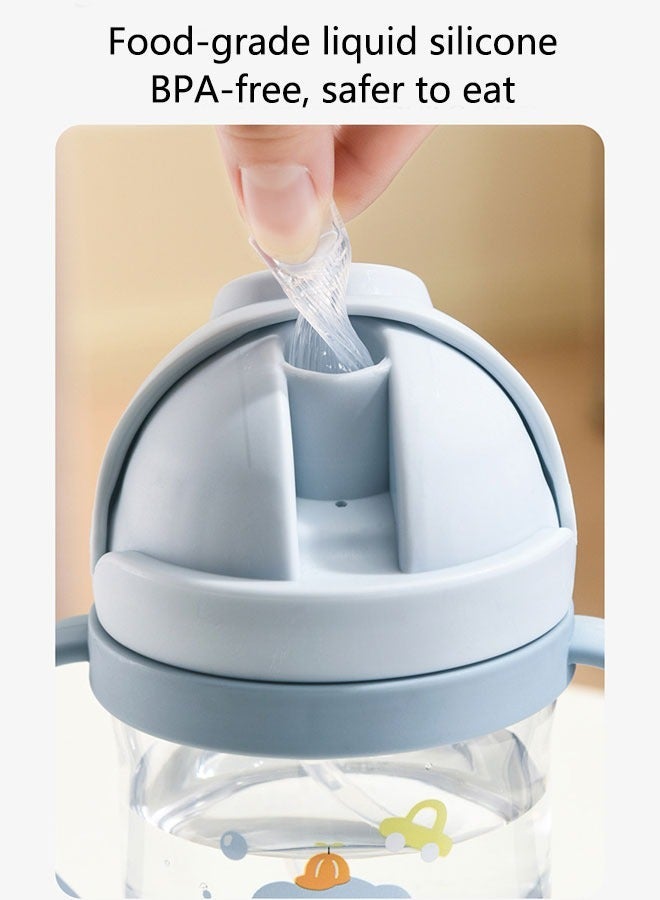 2PCS Baby Sippy Cups with Straw, Training Cup for  Toddlers - Image 3