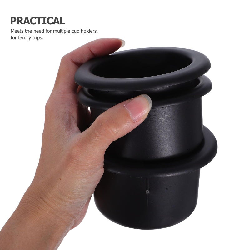 3Pcs Car Cup Holder Set For 72mm 77mm 79mm Hole Diameter Water Bottle Holder RV Campervan Golf Cart Marine Vehicles - Image 5