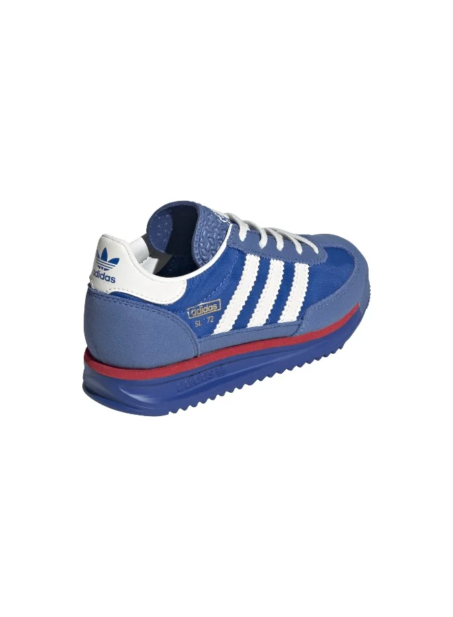 Adidas Adidas SL 72 RS EL C Blue CASUAL Trainers FOR KIDS BOYS AND GIRLS 2.5