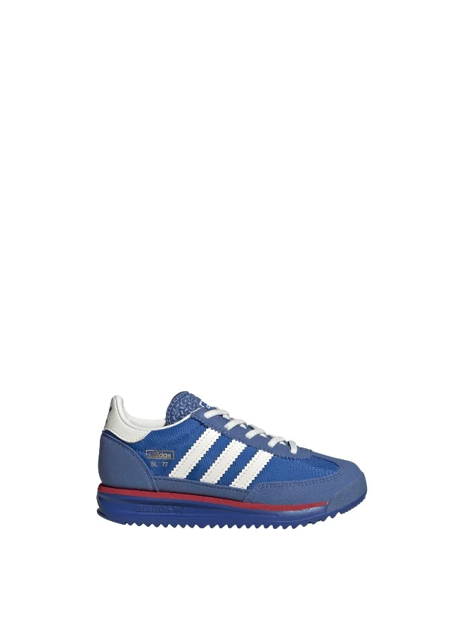 adidas سنيكرز SL 72 RS EL C أزرق للأطفال أولاد وبنات مقاس 2.5
