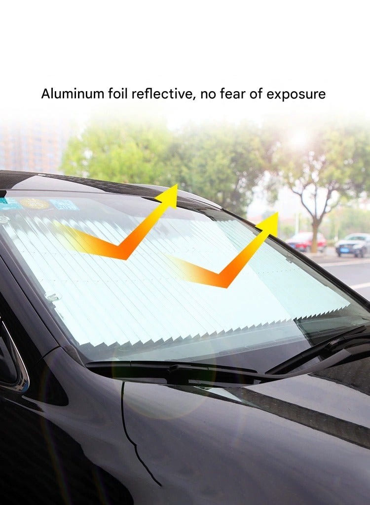 MHD Car 70cm Windshield Visor | UV Protection + Heat Insulation | Universal, Easy To Install - Image 5