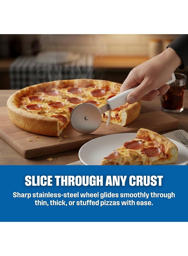 Westinghouse USA Stainless Steel Pizza Cutter Wheel | Sharp & Durable Pizza Slicer | Non-Slip Handle | Multipurpose Kitchen Cutter | Dishwasher Safe - Image 3